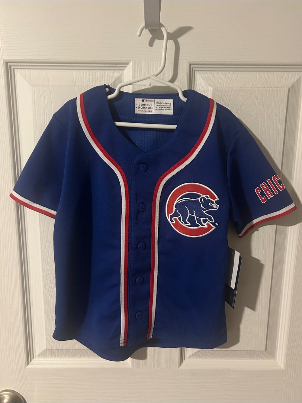 Chicago Cubs MLB Youth Blue Baseball Jersey XS